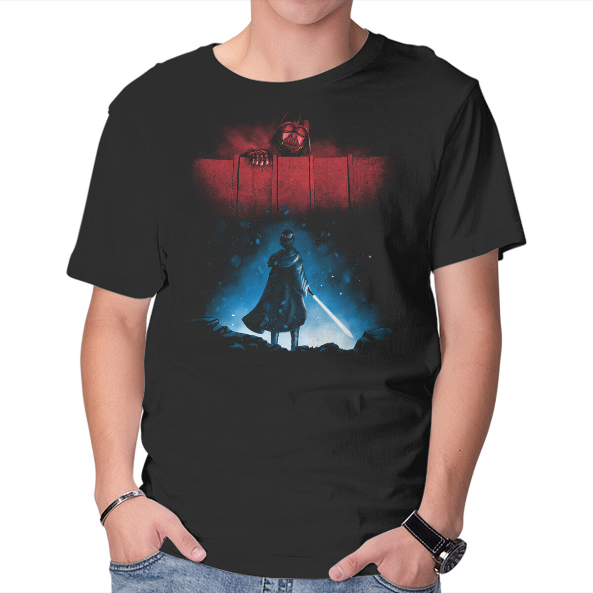 Unisex Crew Neck T-Shirt Dark Titan Graphic Short Sleeve Casual Tee XXXL