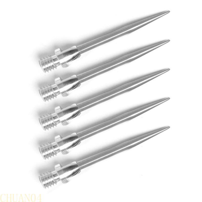 A1A2 Set of 5 Dart Steel Points Converter Points 2BA Thread Tip for Steel Tip Dart and Soft Tip Dart Part Dart Accessories