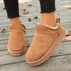 Anti-slip Shoes, Snow Boots, Women's New Style, Padded Flat Sole, Thick Cotton Shoes