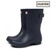 Hunter Original Back Adjustable Short Rain Boots Navy Wfs1013rma Nvy