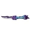 Light Up Sword Foldable Rechargble Color Changing LED Light Up Sword Toy with Sound Effect