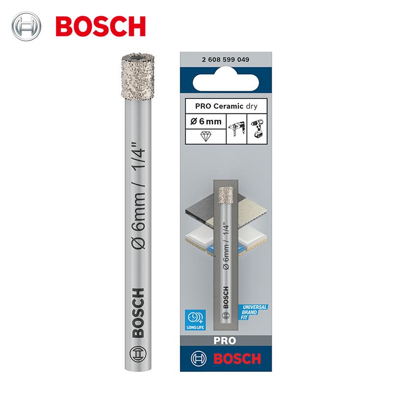 Bosch Professional Series Brazed Diamond Tile Dry Drill Bit with Cooling Wax Ceramic drill bits