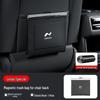 L6o/L90 Car Trash Bag - Magnetic, Waterproof Leather, Seat Back Hanging Storage Solution