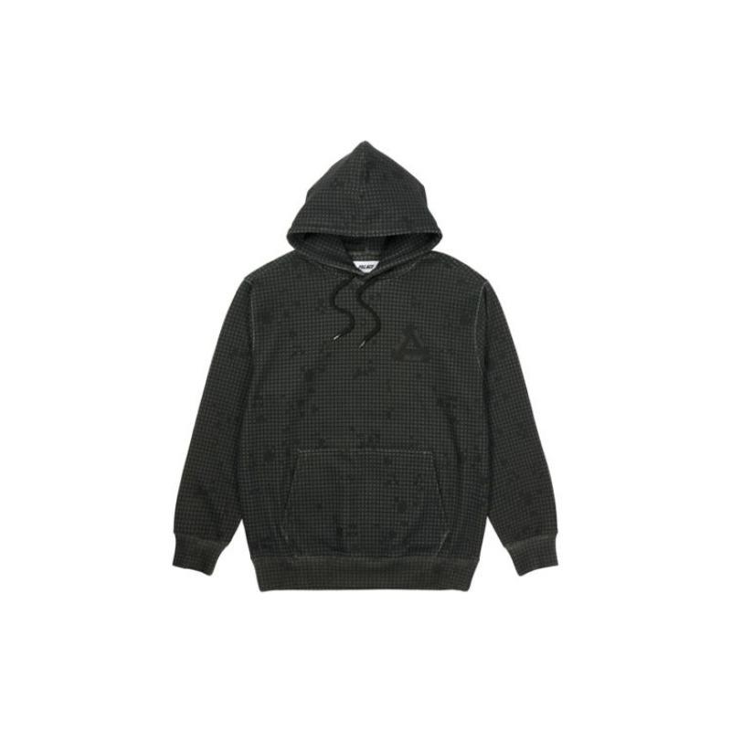 Palace Men's Black Tri-Ferg Logo Hooded Sweatshirt P20CS117