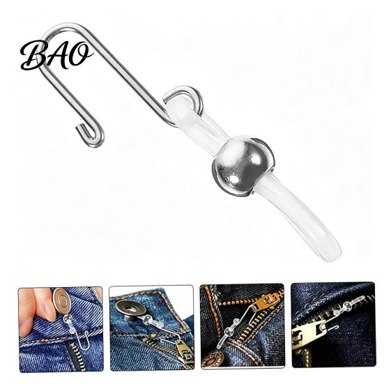 Zipper Holder Upper 5/10Pcs Jeans Upper, Keep Up on Pants, Stopper Fixer Keeper Clip for Pants and Skirt, Hook Button Fixing Tool