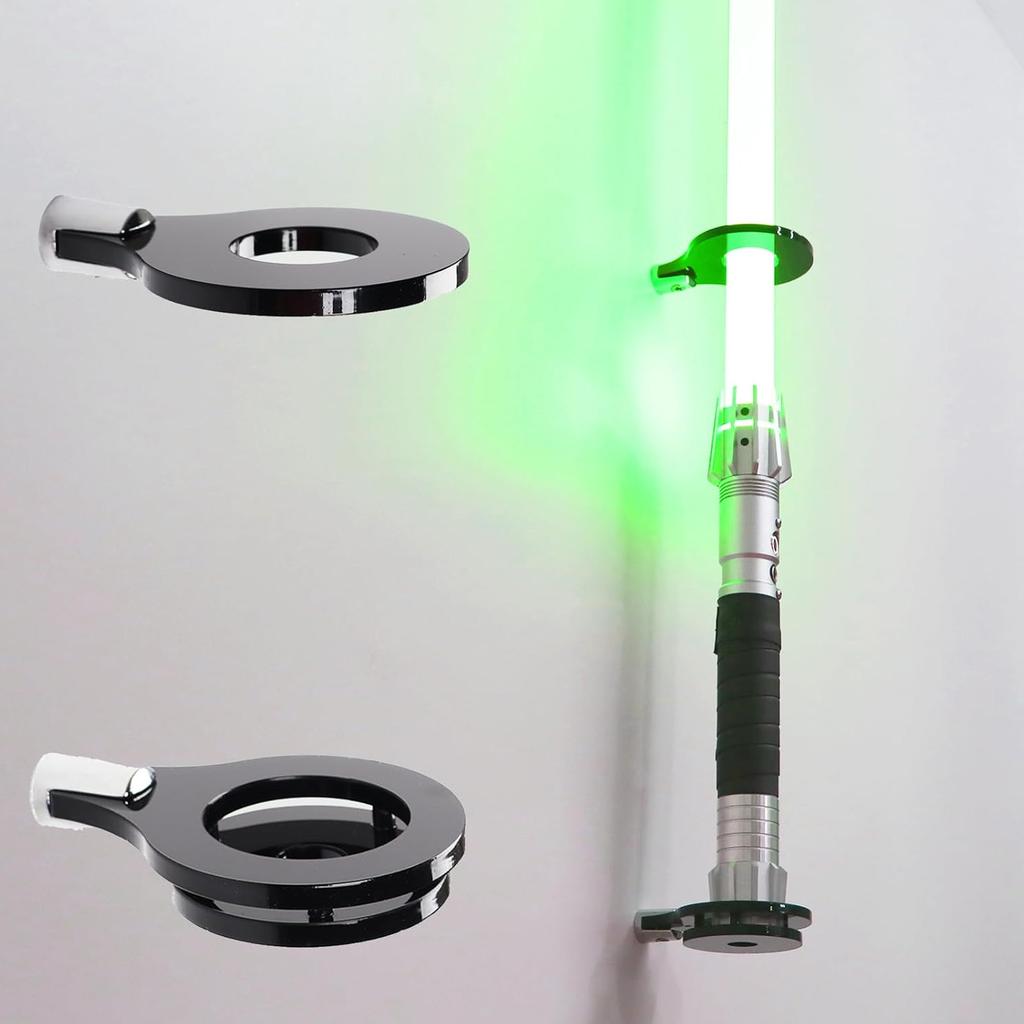 Wall Mount Vertical Display Stand Acrylic Sword Holder Easy Installation for Home
