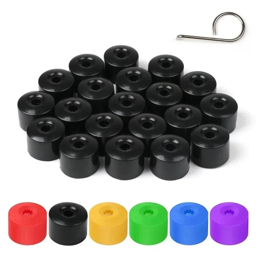 Car Wheel Tire Lug Nut Bolt Cover Cap for VW Scirocco Tiguan Golf MK7 GTI Passat B5 Skoda Hub Rims Screws Plugs Studs Decoration