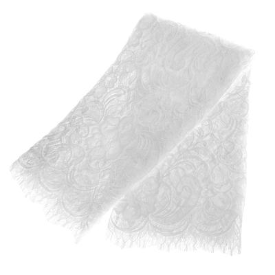 White MagiDeal 3 Yard 10cm Wide Eyelash Lace Trim DIY Sewing Applique