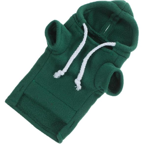 Ferret Clothes Hamster Sweatshirt Guinea Pig Hoodie Hamster Sweater Bunny Hamster Clothing Guinea Pig Outfits Small Animal Warm Vest Green S Red