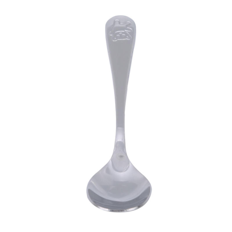 Stainless Steel Cartoon Bear Children Portable Tableware Tea Spoon Durable Cutlery Gift for Family Camping Picnic