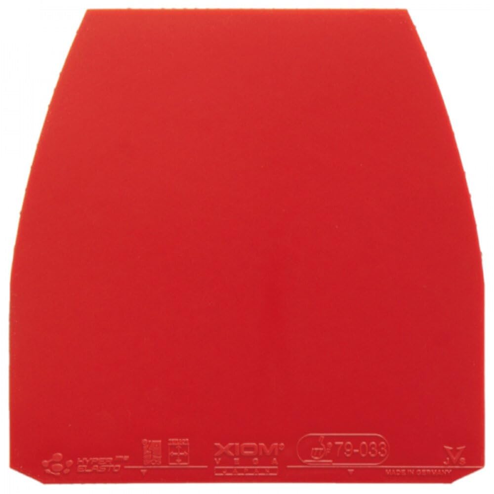 XIOM Vega Japan Red MAX 10471 Table Tennis Inverted Soft Rubber,