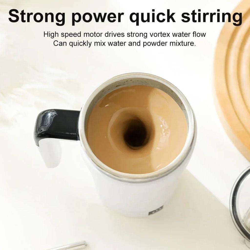 Modern Electric Stirring Vessel With Accurate Temperature Detection Technology Automatic Stir Cup For Hot Beverages