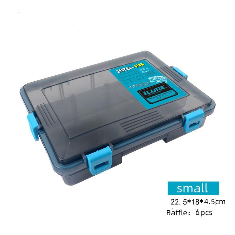 

Рыболовная коробка, многофункциональный контейнер для приманки, портативный ящик для инструментов для хранения приманок, водонепроницаемый чехол-органайзер для снастей большой емкости