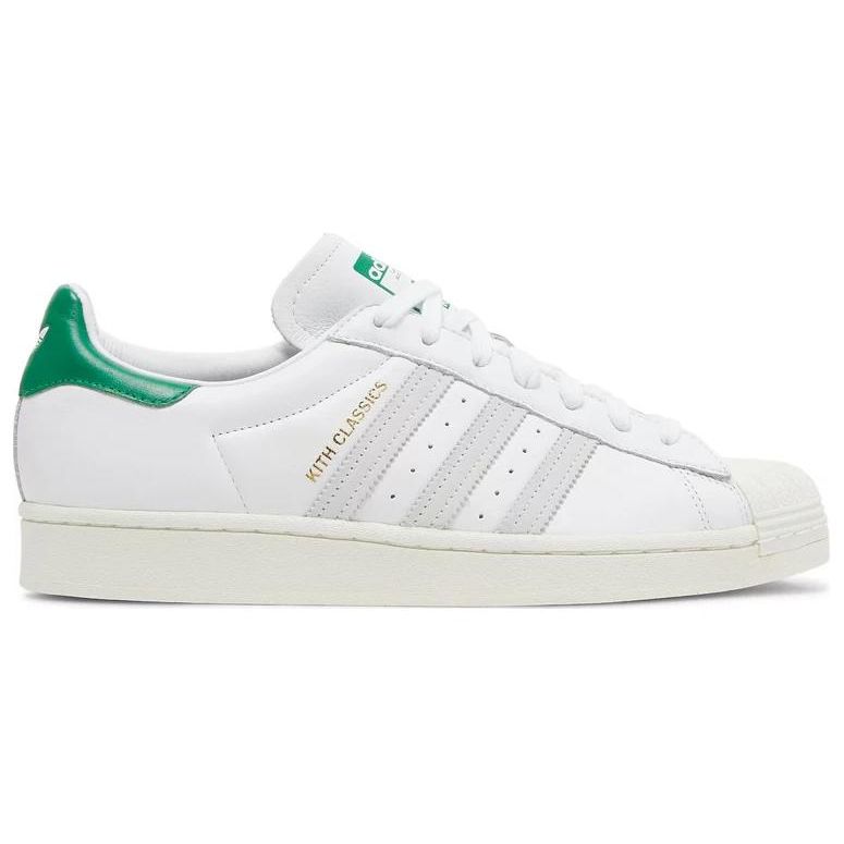 Kith x adidas Superstar Programma Classici Sneakers da Uomo Bianco Fairway Oro FY3517