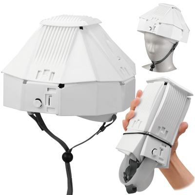 Artec Disaster Prevention Supplies Folding Disaster Prevention Helmet Casahel White Adjustable Head Circumference 35588 47-62cm