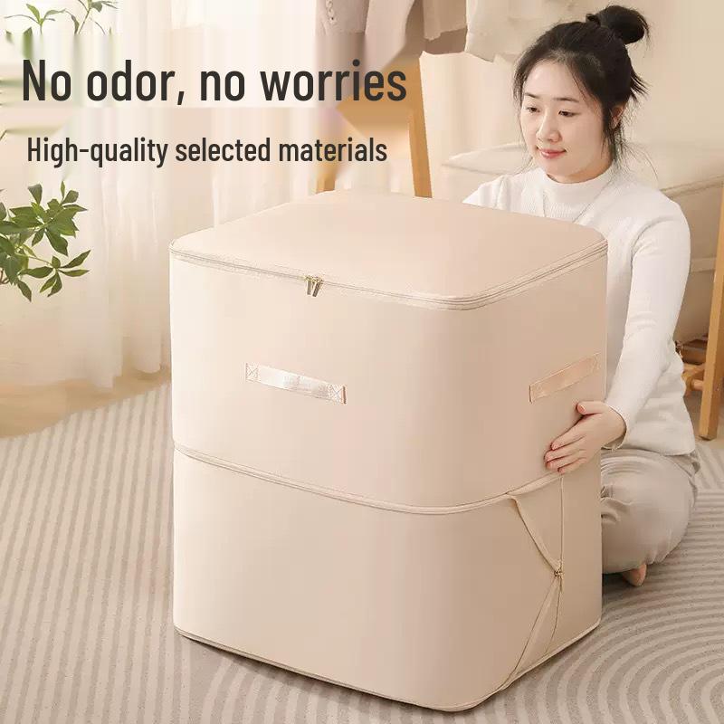 Large Capacity Down Comforter Compression and Storage Bag – Dustproof, Moistureproof Organizer for Quilts, Clothing, and Moving.