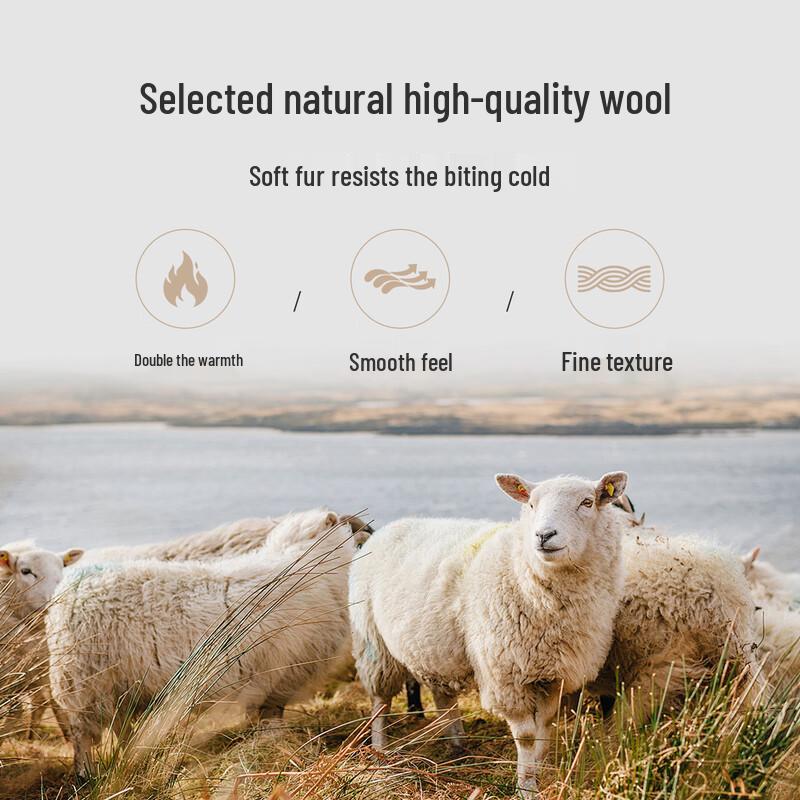 Men's Anti-Pilling Henry Collar 100% Wool Sweater