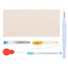 Punch Needle Stickerei Set DIY Dicke Wolle Kräftiges Messingrohr Garn Schere Werkzeuge Set