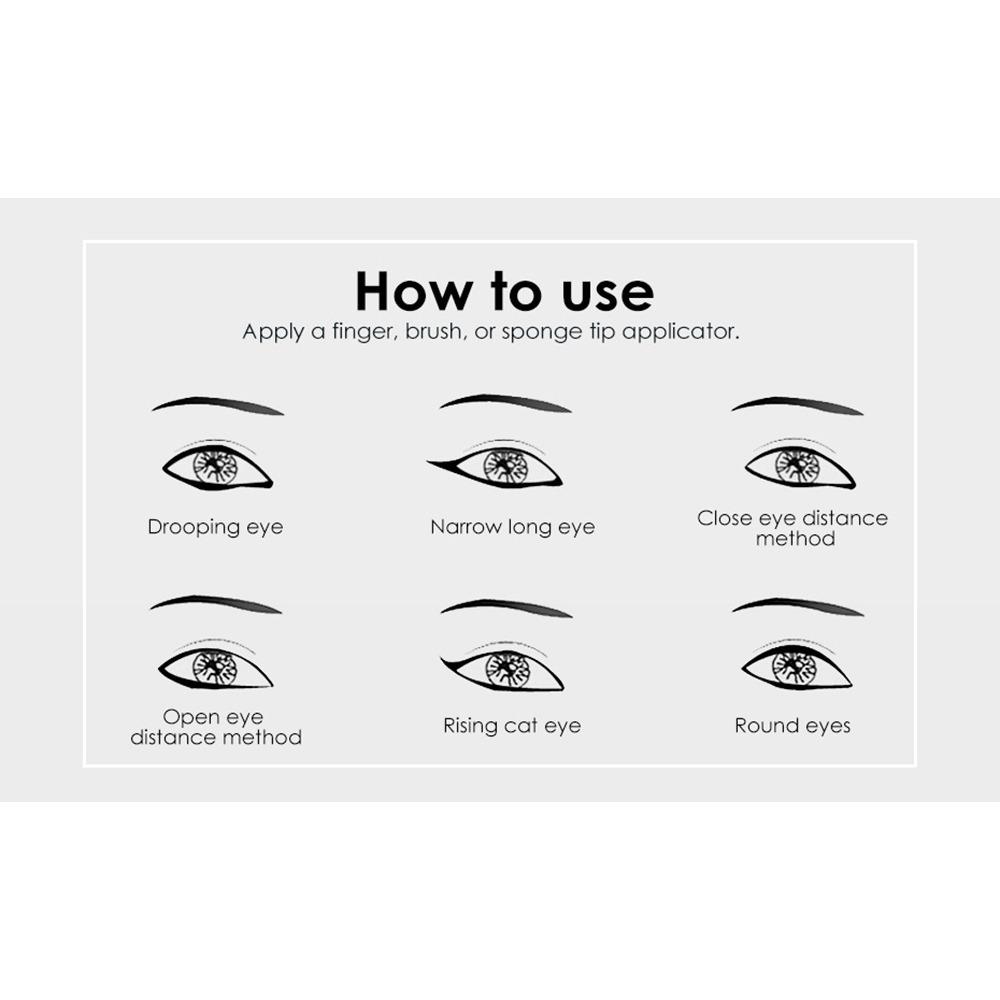 HANDAIYAN Lápiz de Sombra de Ojos 12 colores Lápiz Delineador de Ojos Manga Instalada Mate Secado Rápido Delineador de Ojos Líquido Pegamento Delineador de Ojos