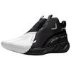 Li Ning BadFive 4 Cushioning Slip Resistant Abrasion Resistant Mid Top Basketball Shoes Men's Black White ABFU031-1
