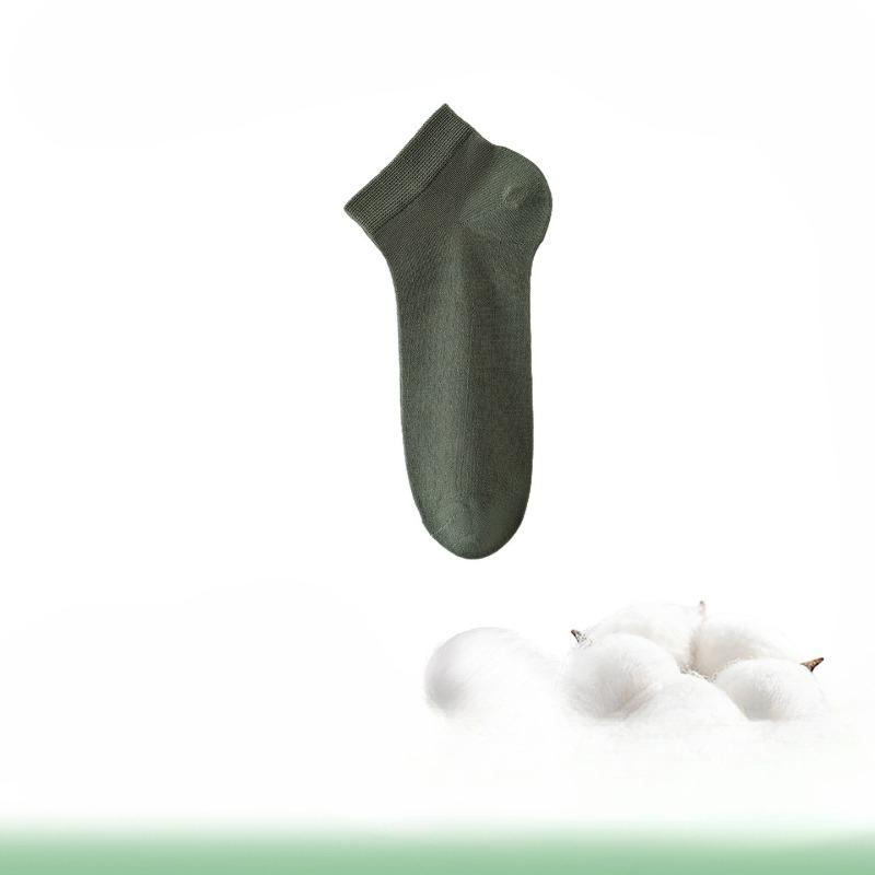 Thin Style Silk-cotton Socks for Men, Odor-resistant Short Style Socks, Summer Men's Socks, Antibacterial and Breathable, Short Tube Socks