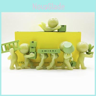 Adorable Corner Buddy Glow In The Dark Collectible Figures Assorted Pvc Toy Set