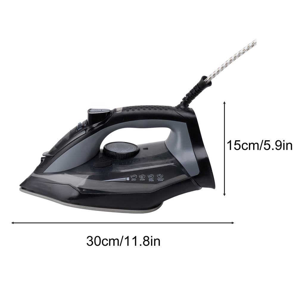 Electric Iron UK Plug 220V 2400W Wet and Dry Dual Use Home Steam Iron For Coat Shirt Pants Short Sleeve