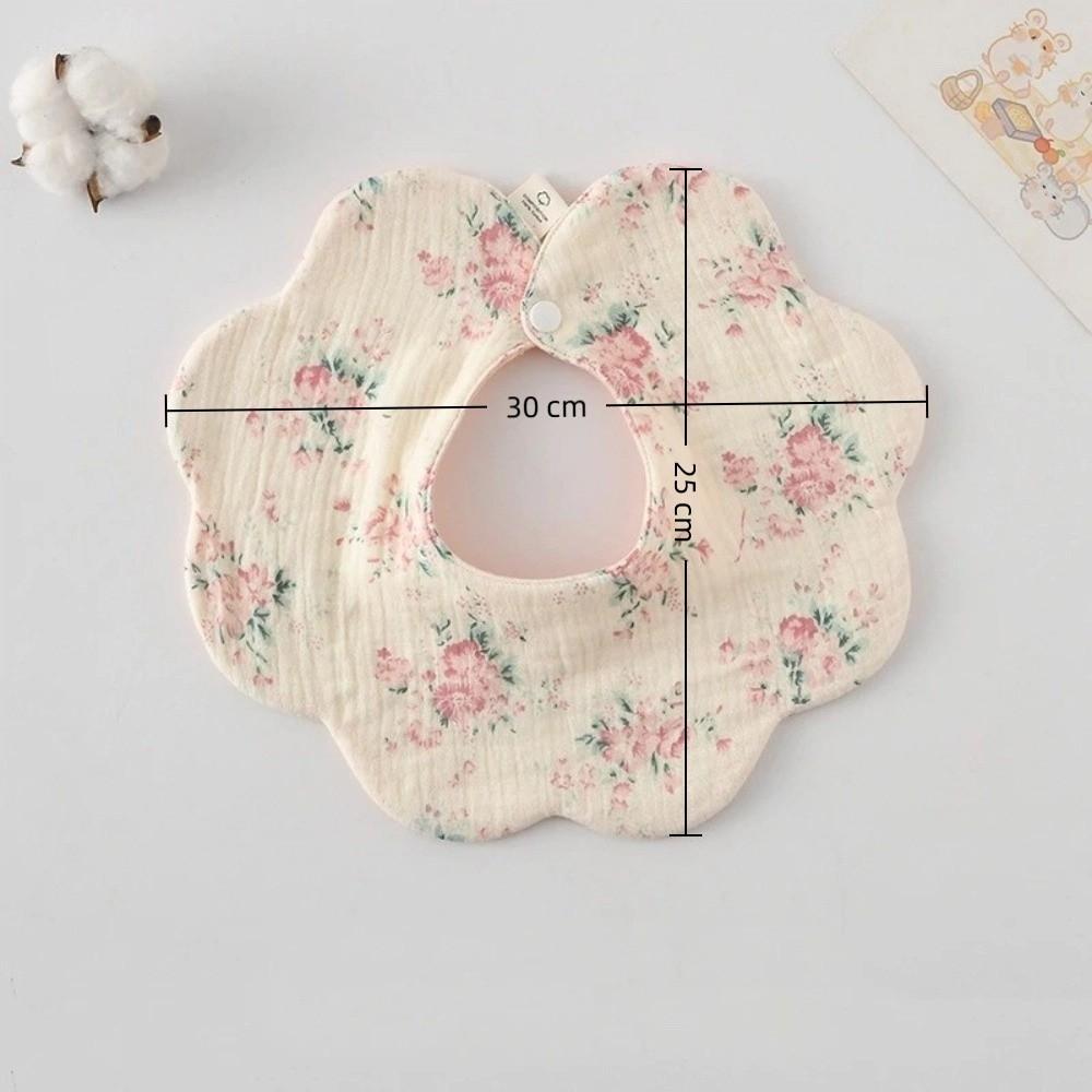 Pure Cotton Gauze Baby Feeding Bib Breathable Saliva Towel New Drool Bib  For Newborn Toddler