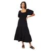 Dorothy Perkins Womens/Ladies Shirred Puff Sleeve Midi Dress