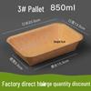 Thickened Kraft Paper Lunch Box: Disposable Square Snack & Barbecue Tray