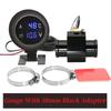 2 IN 1 Water Temperature Gauge Digital Led Voltmeter Water Temp Joint Pipe Sensor Car Truck Motorcycle Car Temperature Sensor