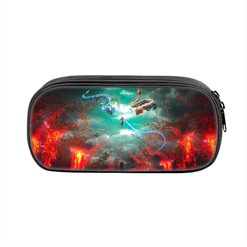 Nezha Birth Of The Demon Child Pencil Case For Kids Compact Storage With Cartoon Design