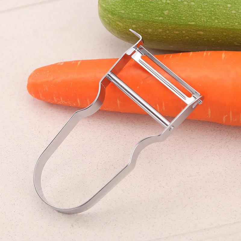 1Pcs Stainless Steel Peeler Kitchen Vegetable Fruit Peeler Potato Slicer Carrot Peeler Multiple-Function Kitchen Accessories 3