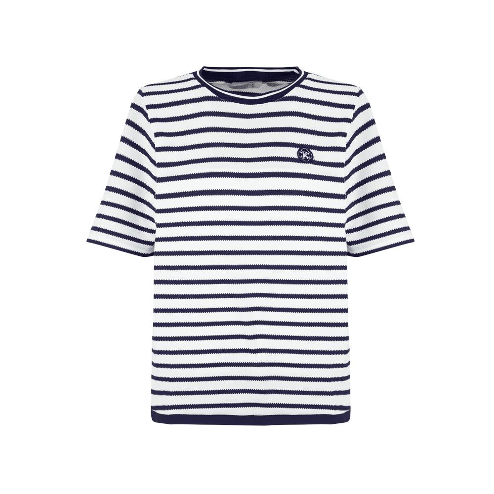 CROCODILE LADIES Casual Striped T-Shirt_Clemts203