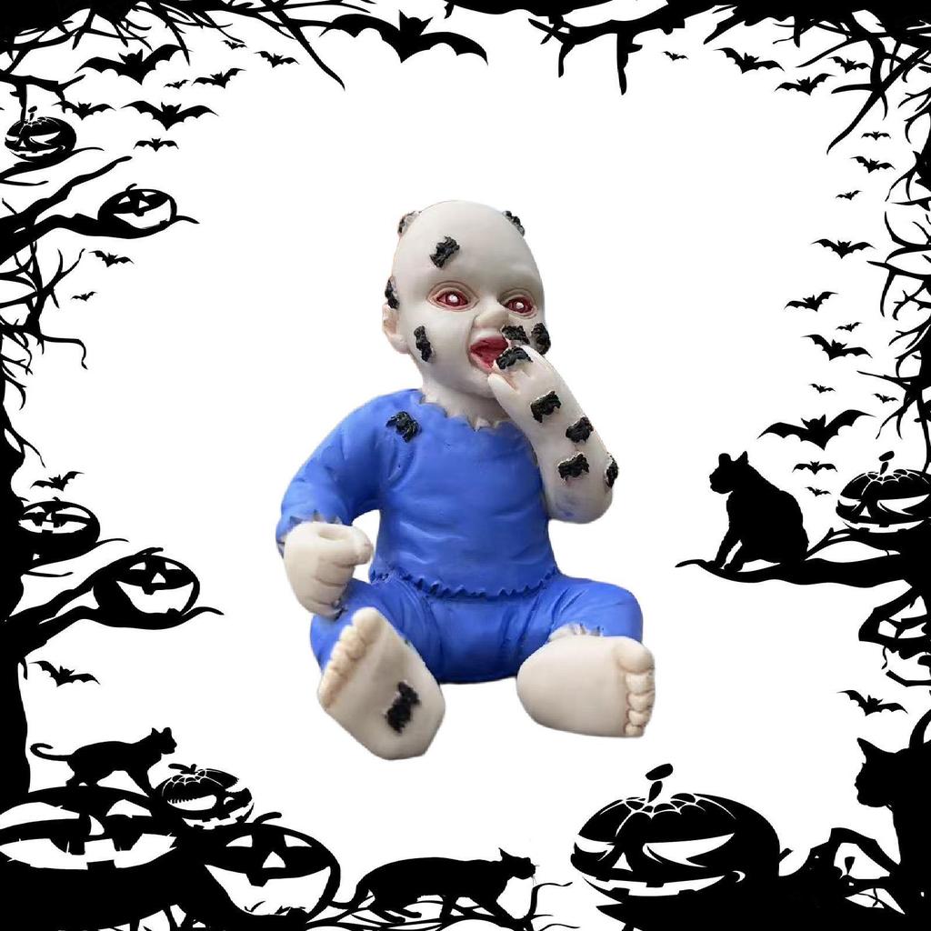 Boneca Assustadora de Halloween Boneca Fantasma de Halloween para Casa Assombrada Escritório Festival
