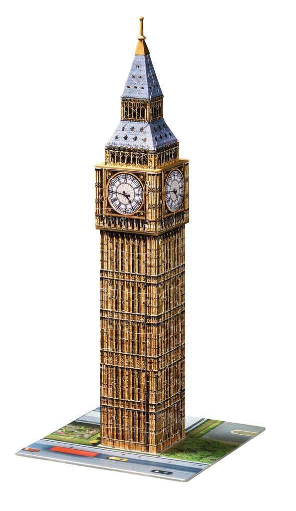 Ravensburger 3D Puzzle Big Ben 216 Pieces Finished 41cm Tall Item 12554 Recommended 3D Gift - - - Size - Number - Age 10+ - [Puzzle, Puzzle,