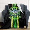 Canberra Raiders Logo Print Flannel Blanket High Quality Warm Comfortable Cover for All Seasons Perfect for Gifts Home Decor
