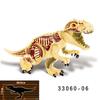 Big Dimension Assembled Construction Blocks Plaything Dinosaur World Triceratops Tyrannosaurus Children Animal Miniature Bricks Playthings for Boys