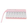 Portable Piano Electronic Keyboard Piano Music Instrument Toy with Colorful Lights Demo Songs for Kids Toddles Gift Pink