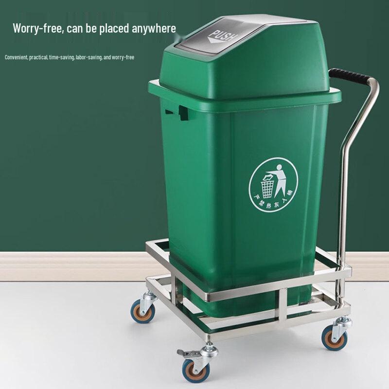 HPMILY 304 Stainless Steel Square Rolling Rack