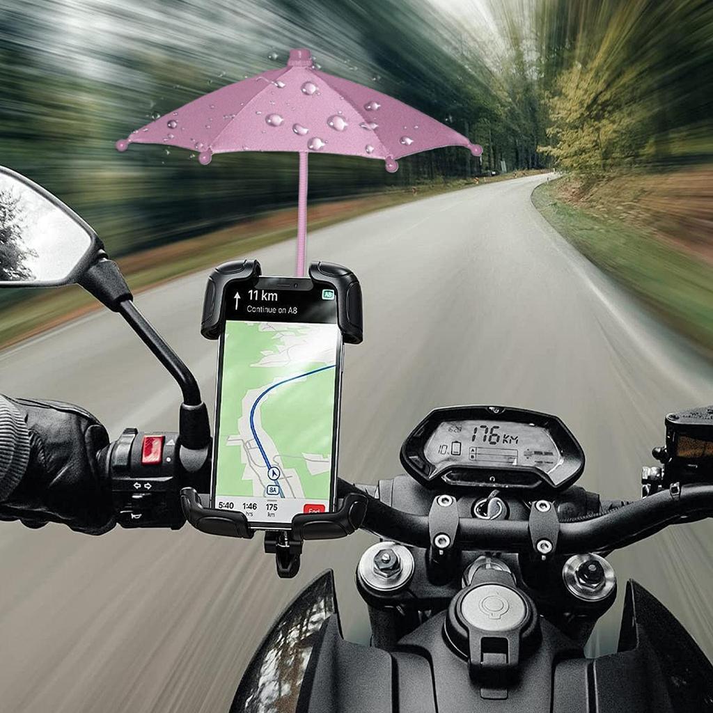Phone Umbrella Flexible Angle Portable Protector Outdoor Phone Umbrella Sun Shade for Pool Travel Daily Cycling Riding Men Women