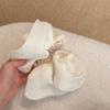 Soft Pleated Chiffon Flower Banana Hair Clips Anti Slip Holder Elegant Hair Clamp Women Daily Wedding Party Hair Accessories