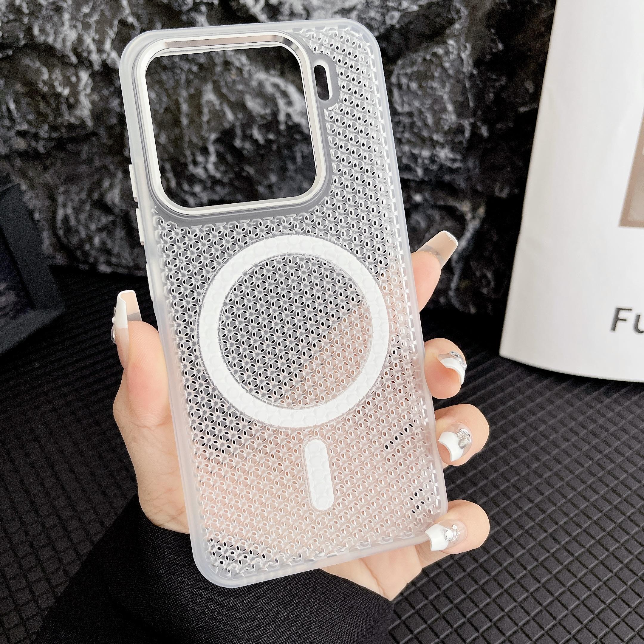 

Охлаждающий чехол для Xiaomi 14 Pro 15 Ultra Матовый чехол Магнитное рассеивание тепла Ударопрочный Для нее Женщины Девушки Жена Xiaomi 14 Pro белый