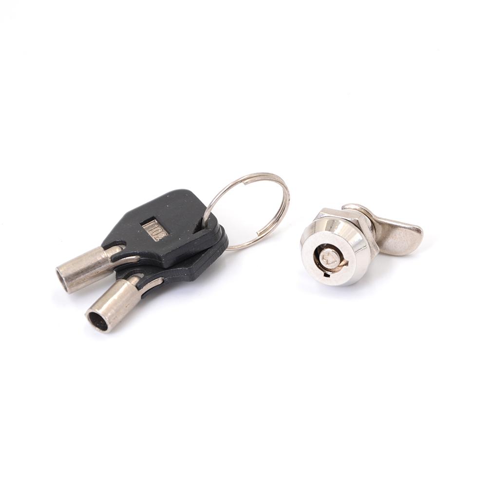 1Set Mini Cam Lock With Keys For Tool Box Zinc Alloy Drawer Cam Locks Mailbox Cabinet Box Lock