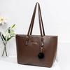 Bolso de Hombro de Cuero Sintético de Edad Media, Bolso Cruzado con Múltiples Cremalleras, Carteras Casuales de Color Sólido para Mujer