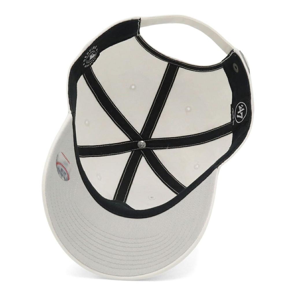 Cap Clean Up Suspense MLB NY White FREE SUSPENSE 47 CLEAN UP New York Yankees '47brand '47BRAND