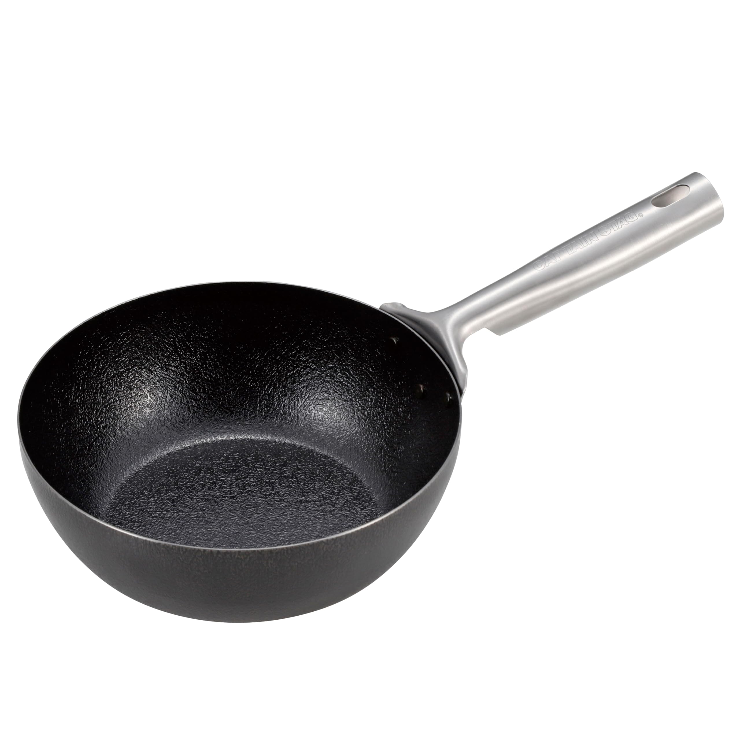 

Сковорода Captain Stag 20 см Сделано в Fiberline (КАПИТАН ОЛЕНЬ) UG-1579 Сковорода, Глубокая, Чугун, Япония, чёрный