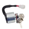 Ignition Switch + Key For Kubota BX1800D BX2200D BX2230D BX22D BX23D 66101-55200