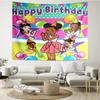Gracie's-Corner Print Tapestry, Backdrop, Easy Setup, Ideal for Bedroom, Office & Living Room, with Aesthetic Wall Hanging Decor.