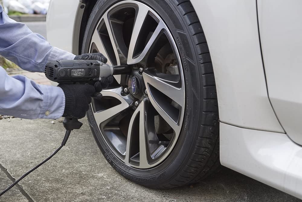 SHINKO Corded Impact Wrench with Deep Sockets and 21mm Thin-walled 17mm, 19mm, ACIW-350